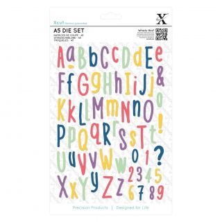 DOCRAFTS Xcut vyrezávacie kovové šablóny A5 - abeceda 66ks